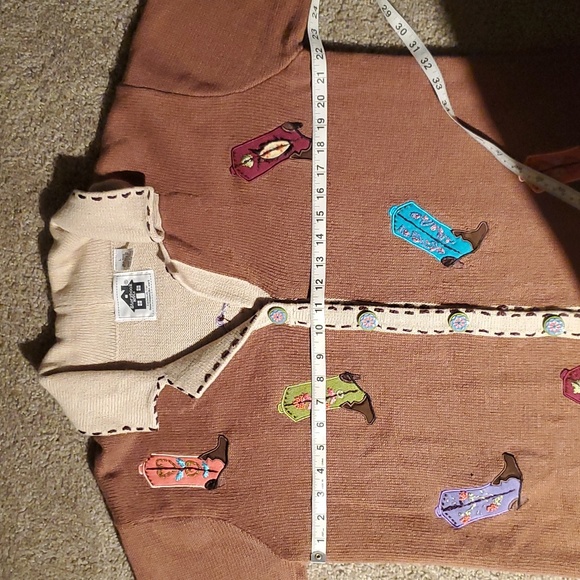 Like new! Vintage Storybook Knits great boots tunic sweater - Picture 12 of 13